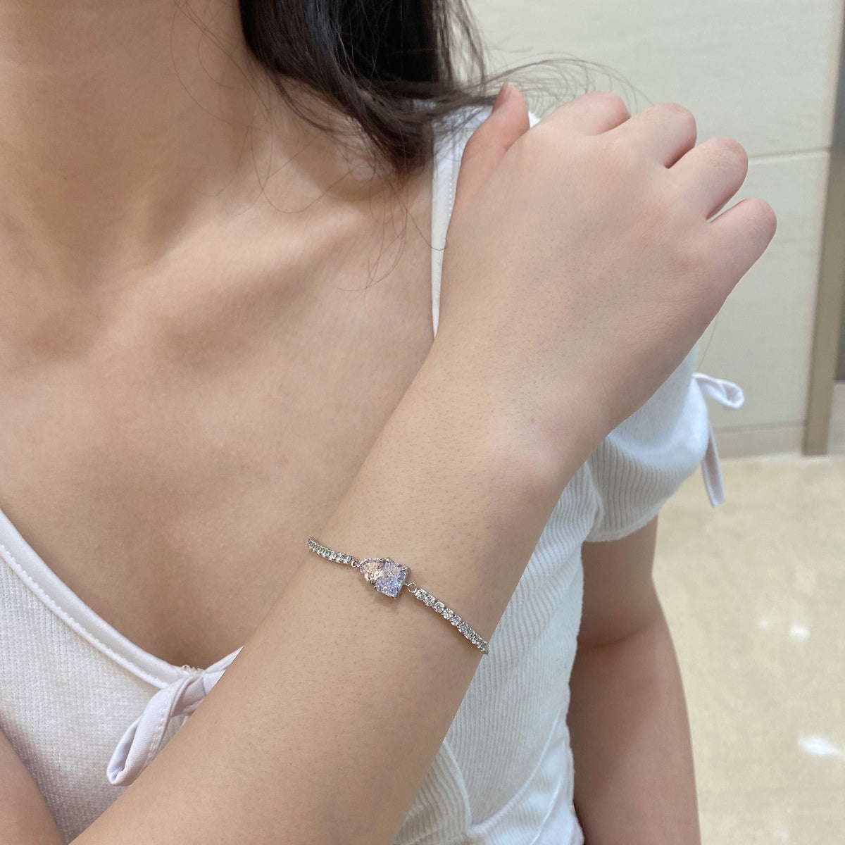 [Lumi Jewels]Dazzling Unique Multi Shape Lover Bracelet