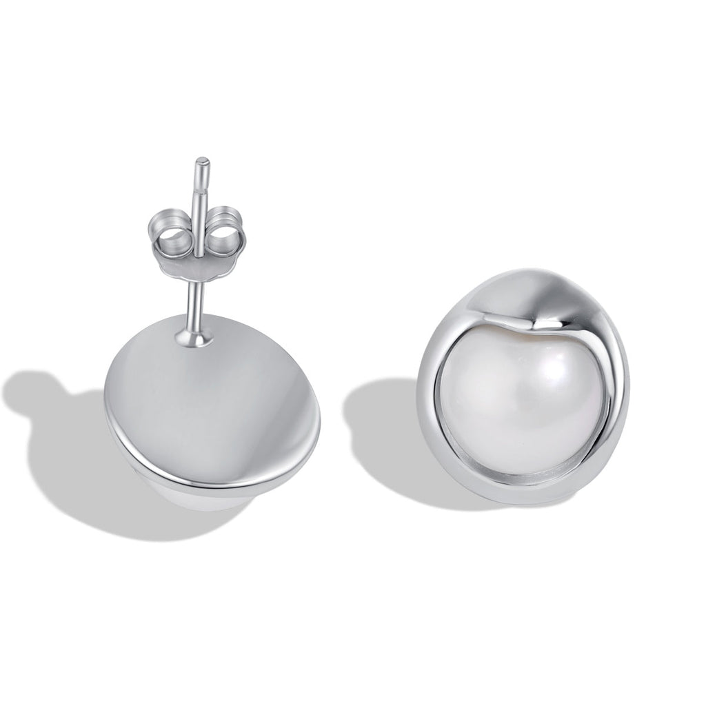 [Lumi Jewels]Dainty Bread Pearl Earrings