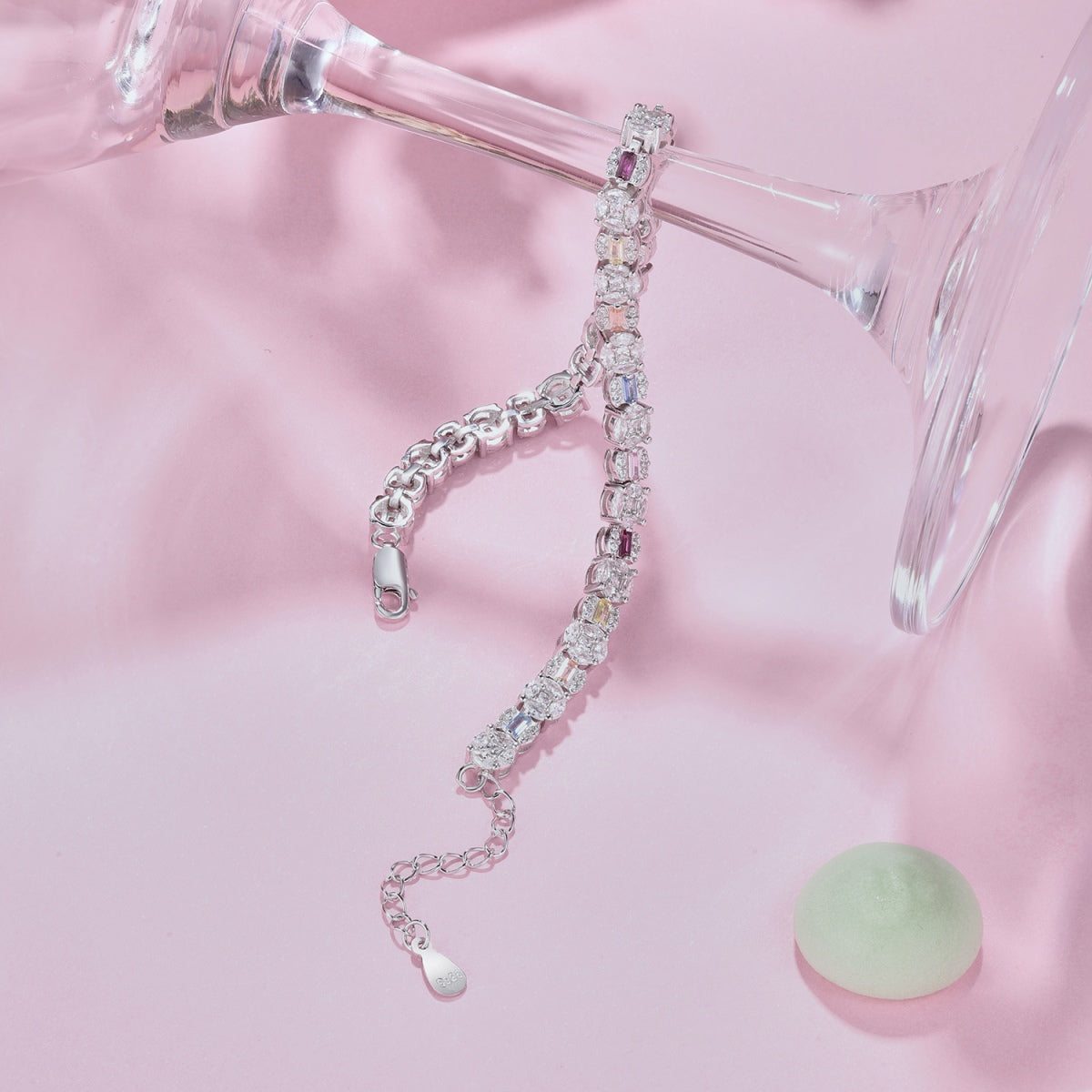 [Lumi Jewels]Dazzling Radiant Multi Cut Daily Bracelet