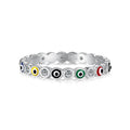 [Lumi Jewels]Sparkling Vibrant Round Shape Daily Ring