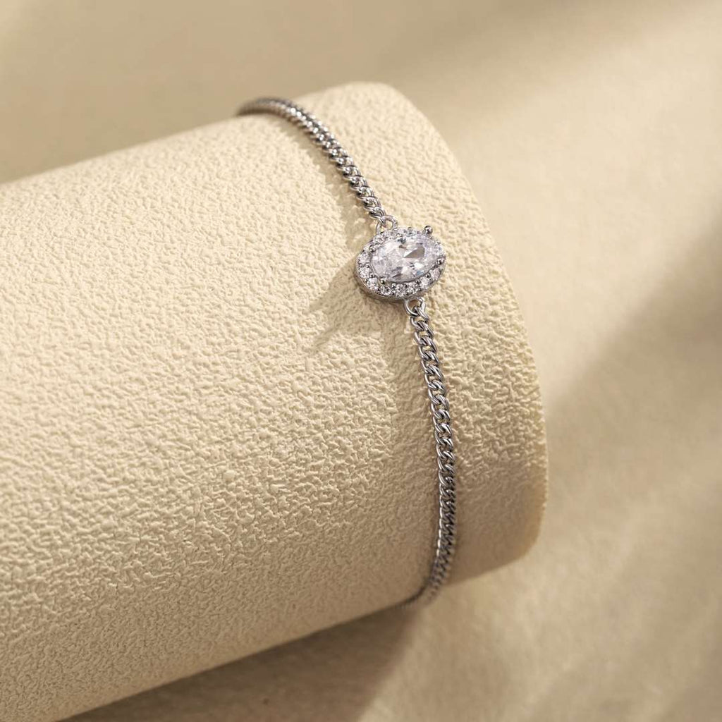 [Lumi Jewels]Exquisite Oval Shape Bracelet