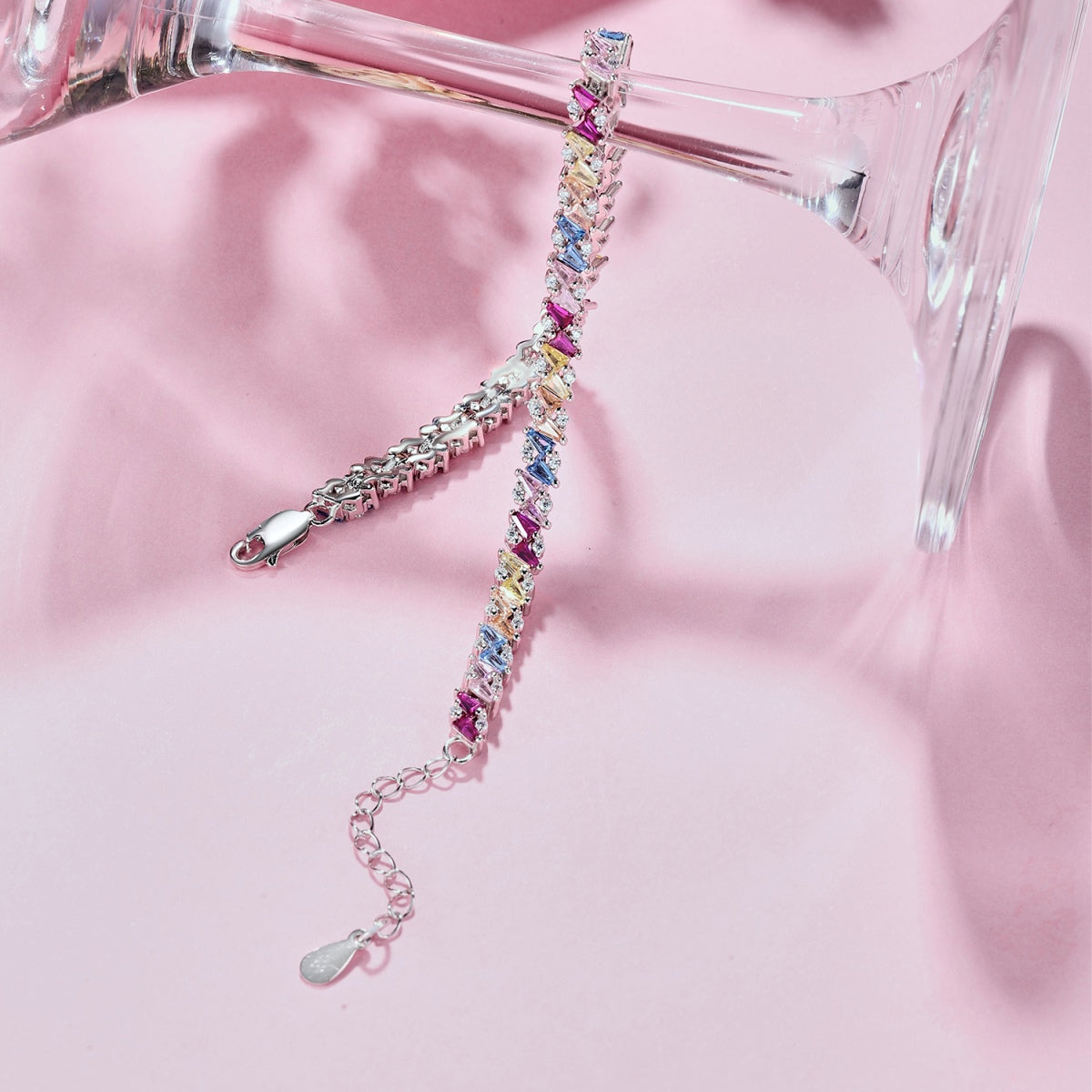 [Lumi Jewels]Ornate Sparkling Multi Cut Party Bracelet