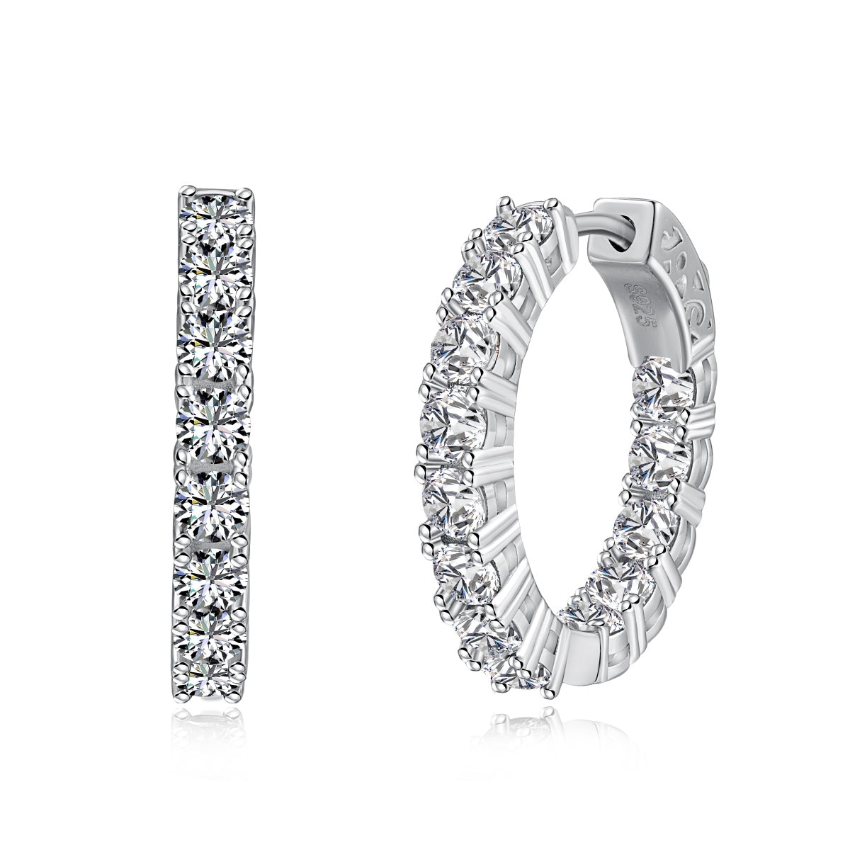 [Lumi Jewels]Unique Round Cut Daily Earrings