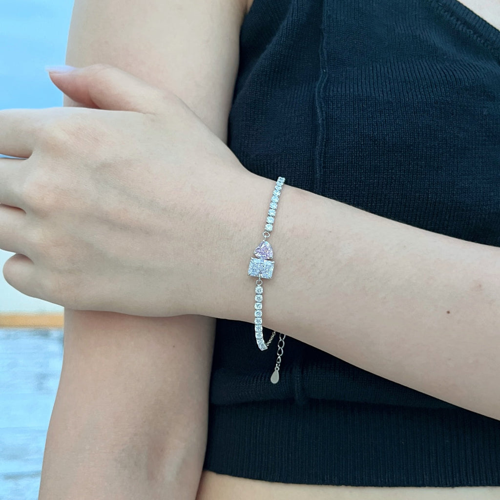 [Lumi Jewels]Dazzling Unique Multi Shape Lover Bracelet