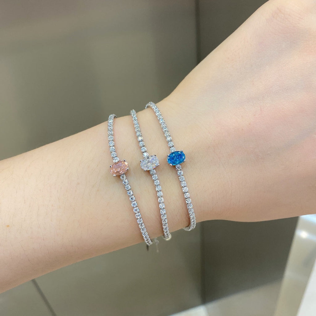 [Lumi Jewels]0.75 Carat Exquisite Oval Cut Daily Bracelet