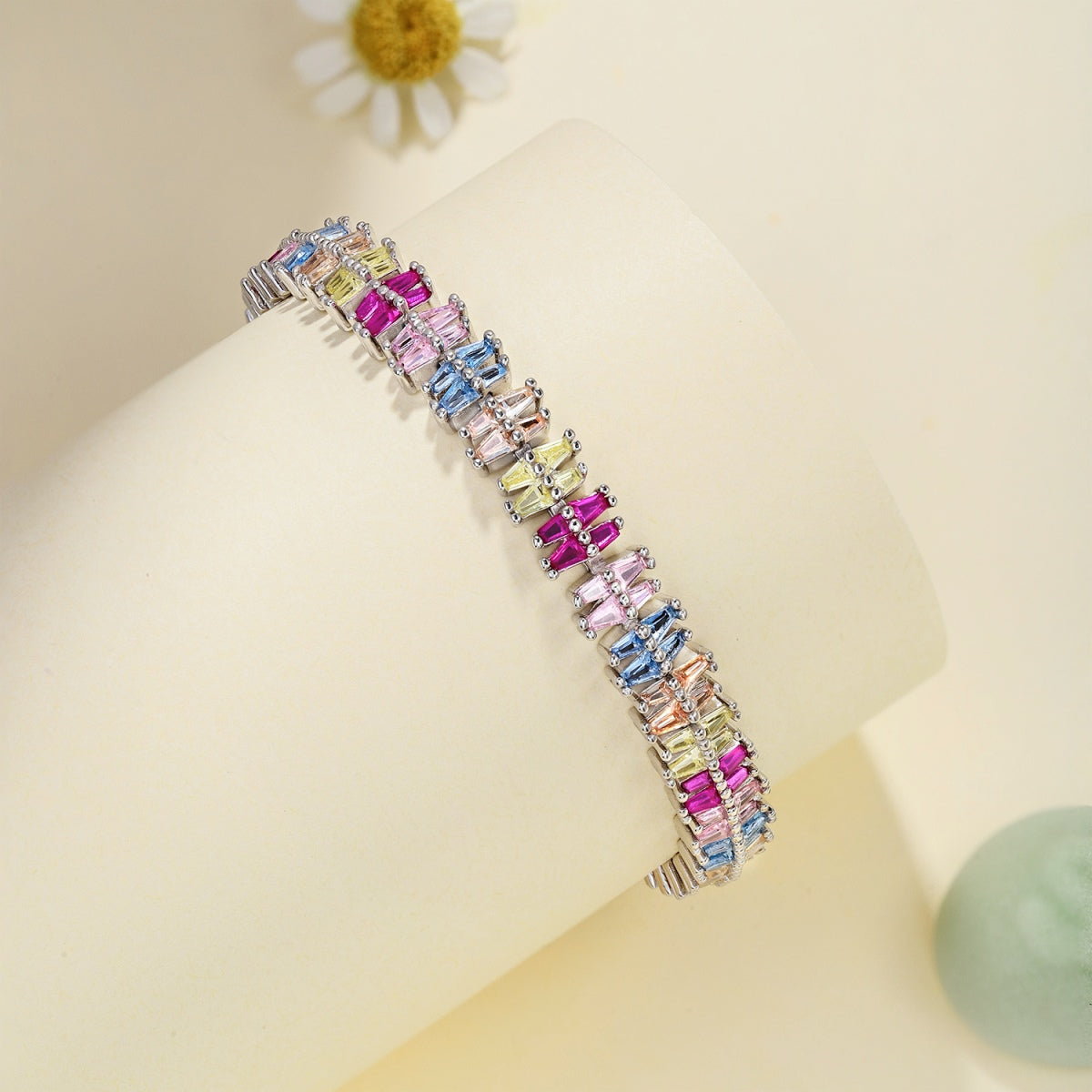 [Lumi Jewels]Sparkling Exquisite Multi Cut Party Bracelet