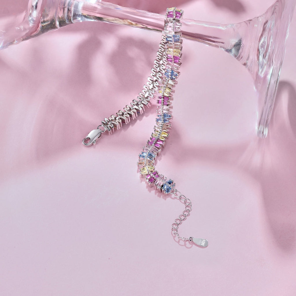 [Lumi Jewels]Sparkling Exquisite Multi Cut Party Bracelet