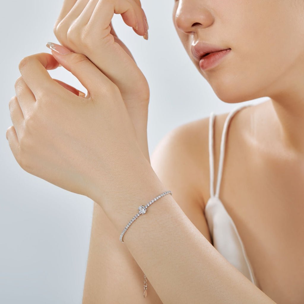 [Lumi Jewels]0.75 Carat Exquisite Oval Cut Daily Bracelet