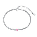 [Lumi Jewels]0.5 Carat Elegant Romantic Heart Shape Lover Bracelet