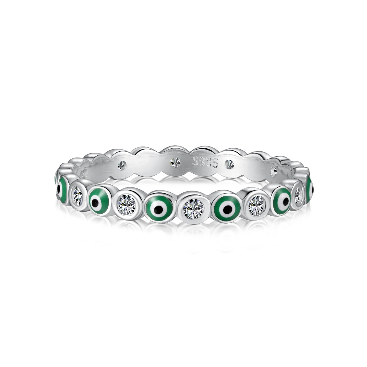 [Lumi Jewels]Sparkling Vibrant Round Shape Daily Ring