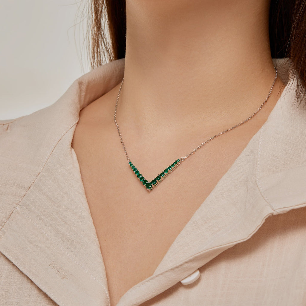 [Lumi Jewels]Ornate Round Cut Necklace