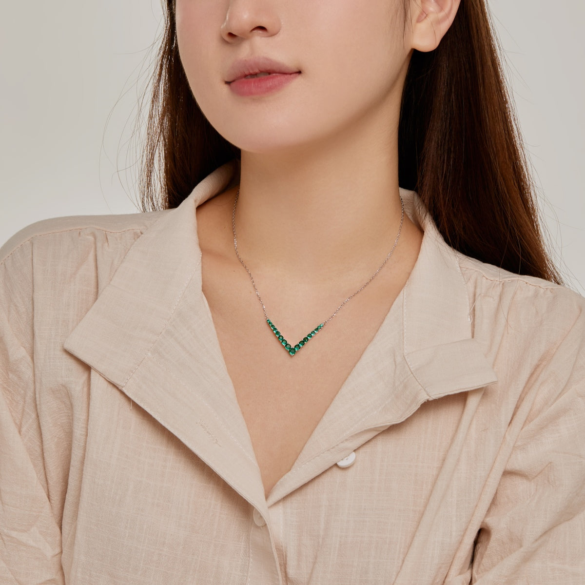 [Lumi Jewels]Ornate Round Cut Necklace