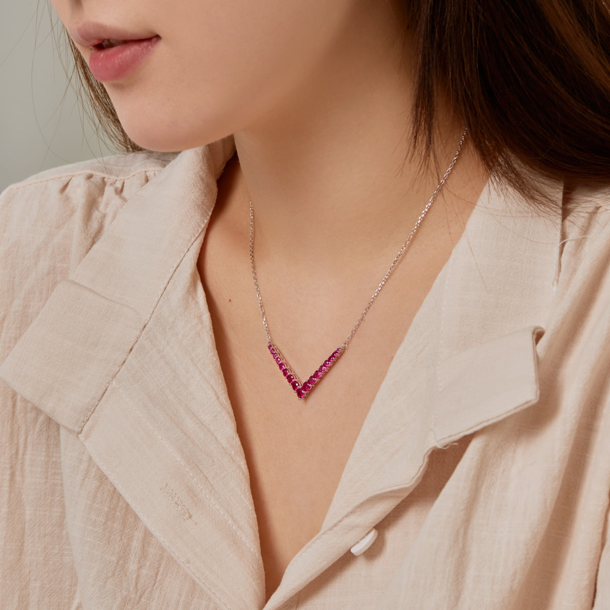 [Lumi Jewels]Ornate Round Cut Necklace