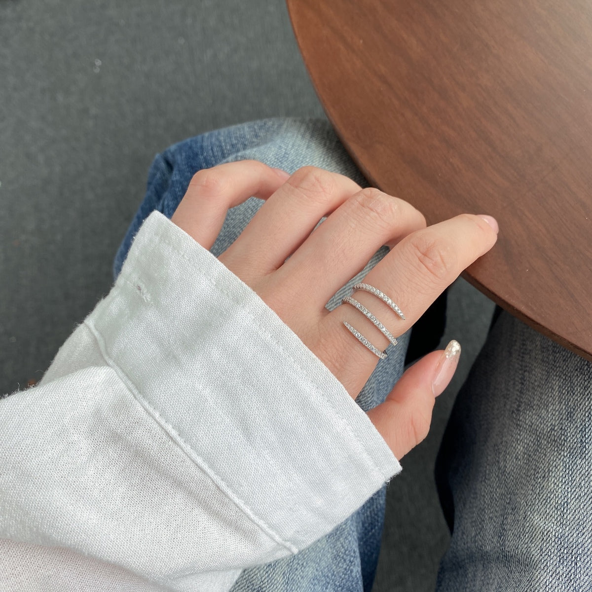 [Lumi Jewels]Unique Vibrant Entangle Daily Ring
