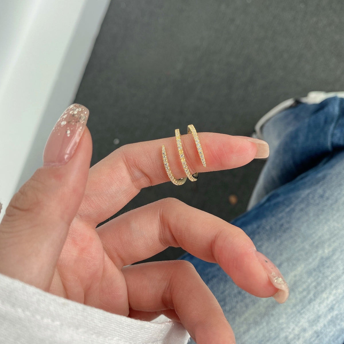 [Lumi Jewels]Unique Vibrant Entangle Daily Ring