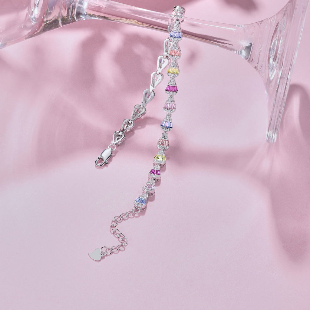[Lumi Jewels]Radiant Water Drop Shape Daily Bracelet