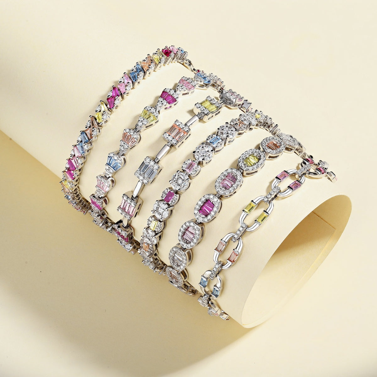 [Lumi Jewels]Radiant Water Drop Shape Daily Bracelet
