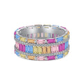 [Lumi Jewels]Dazzling Colorful Radiant Cut Party Ring