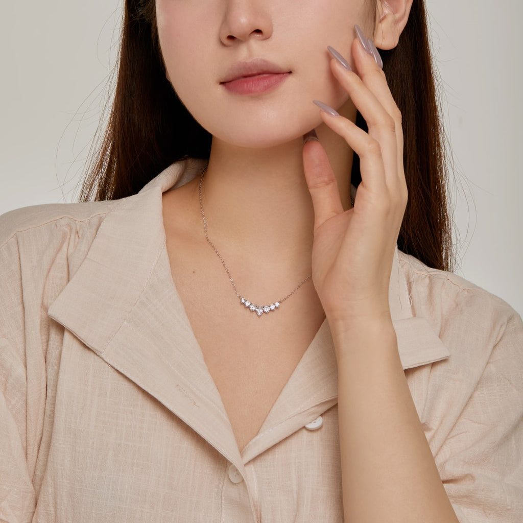 [Lumi Jewels]Dainty Colorful Heart Necklace