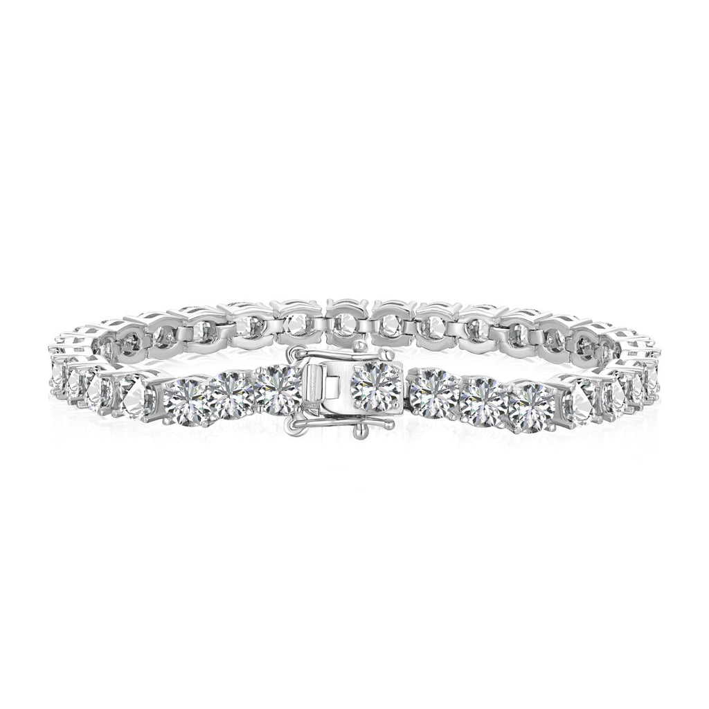 [Lumi Jewels]Ornate Sparkling Round Cut Wedding Bracelet
