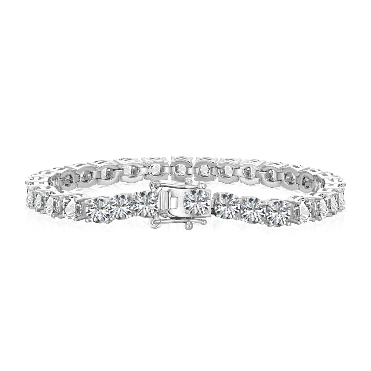 [Lumi Jewels]Ornate Sparkling Round Cut Wedding Bracelet