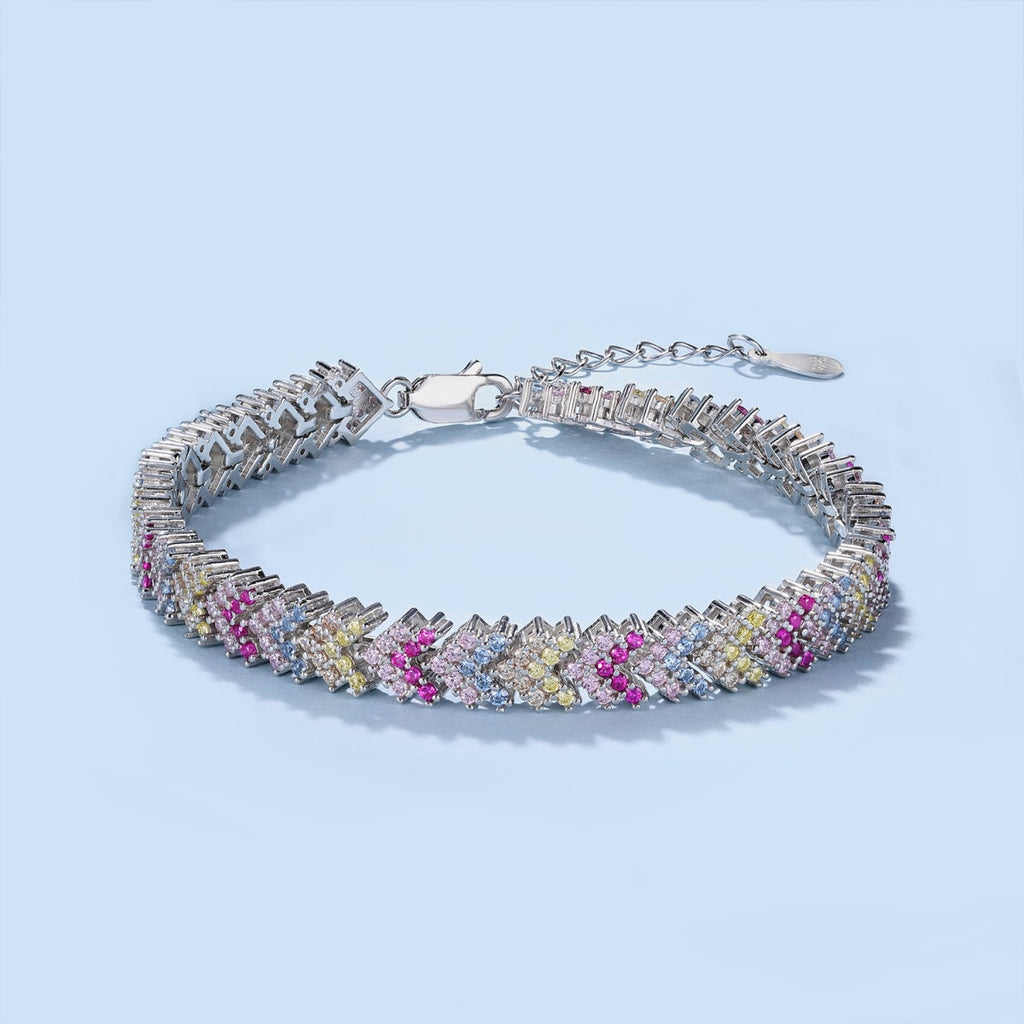 [Lumi Jewels]Ornate Sparkling Round Cut Party Bracelet