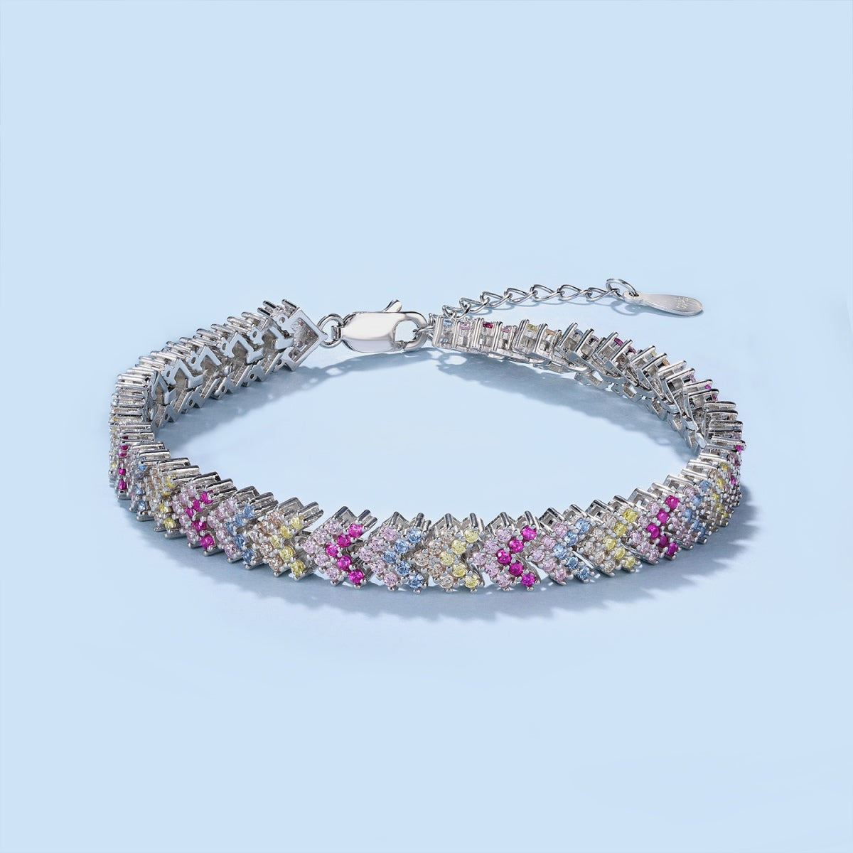 [Lumi Jewels]Ornate Sparkling Round Cut Party Bracelet