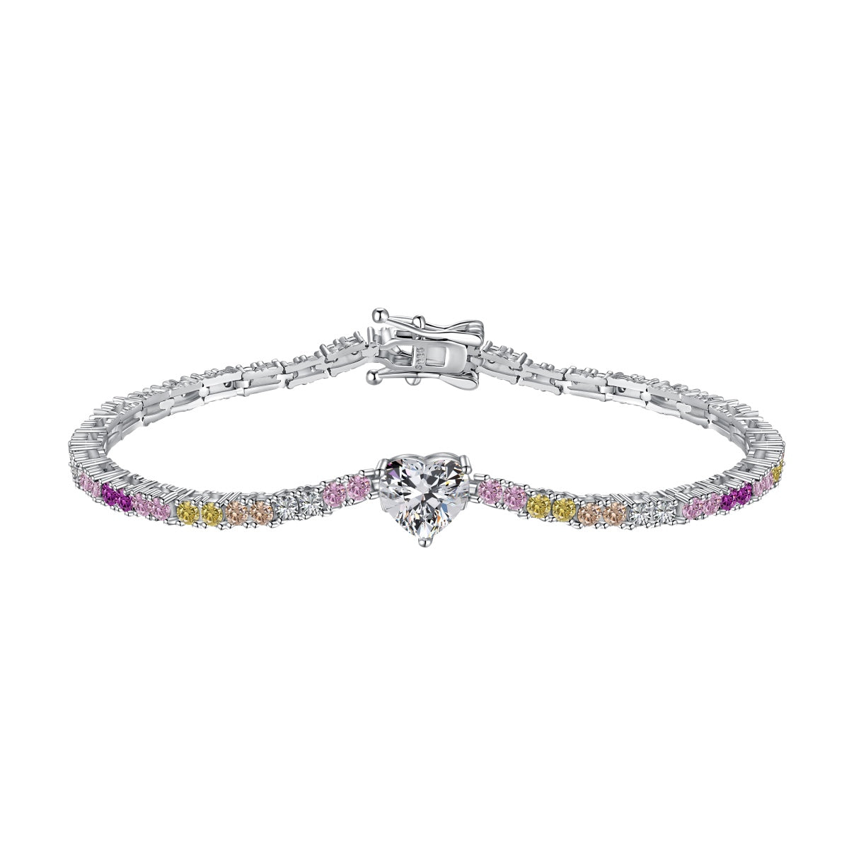 [Lumi Jewels]Delicate Romantic Heart Shape Lover Bracelet