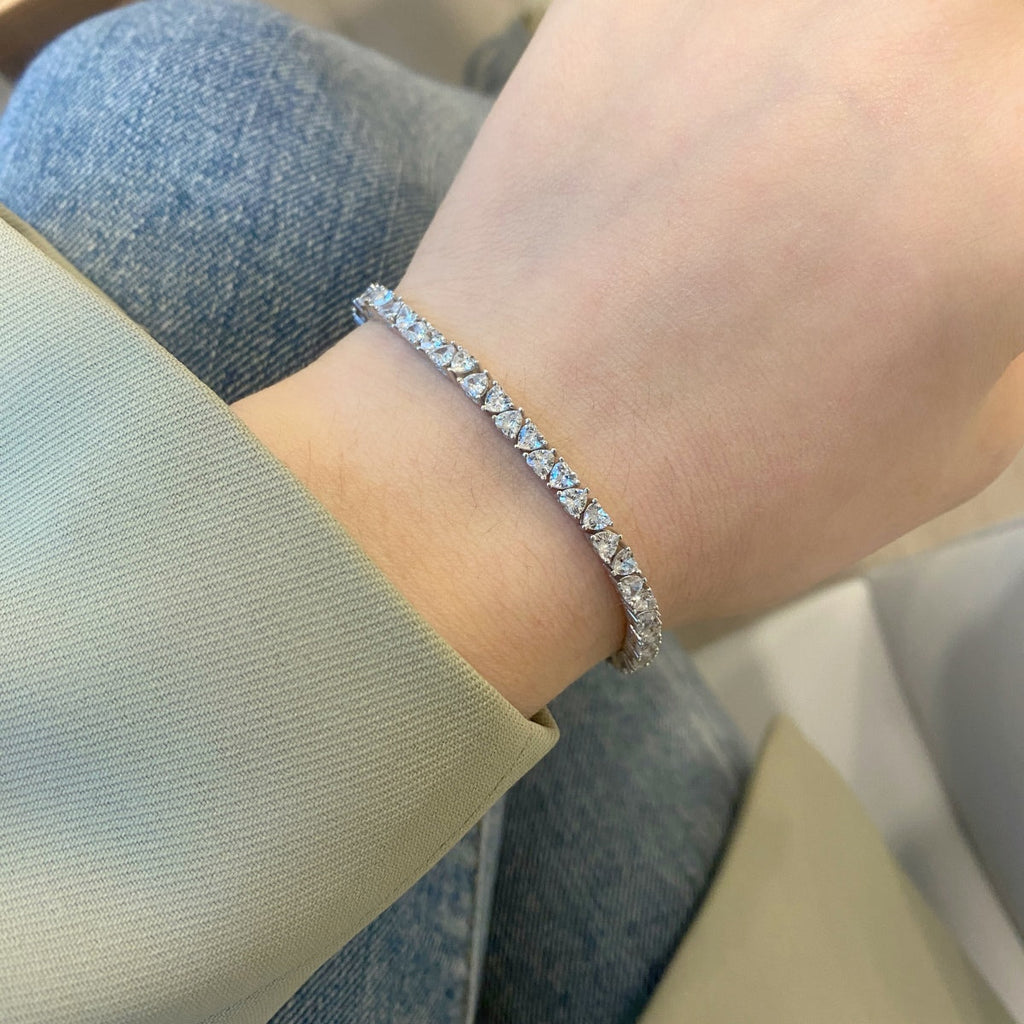 [Lumi Jewels]Dazzling Romantic Heart Shape Lover Bracelet