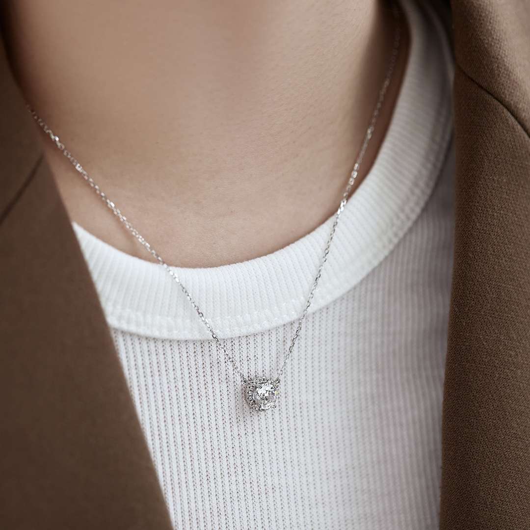 [Lumi Jewels]Luxurious Round Cut Necklace