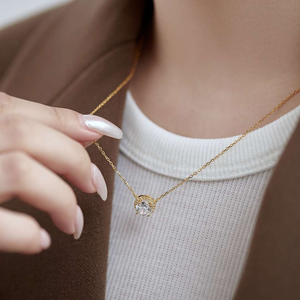 [Lumi Jewels]Luxurious Round Cut Necklace