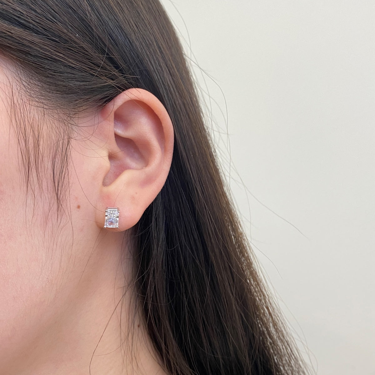 [Lumi Jewels]Radiant Luxurious Princess Cut Daily Earrings