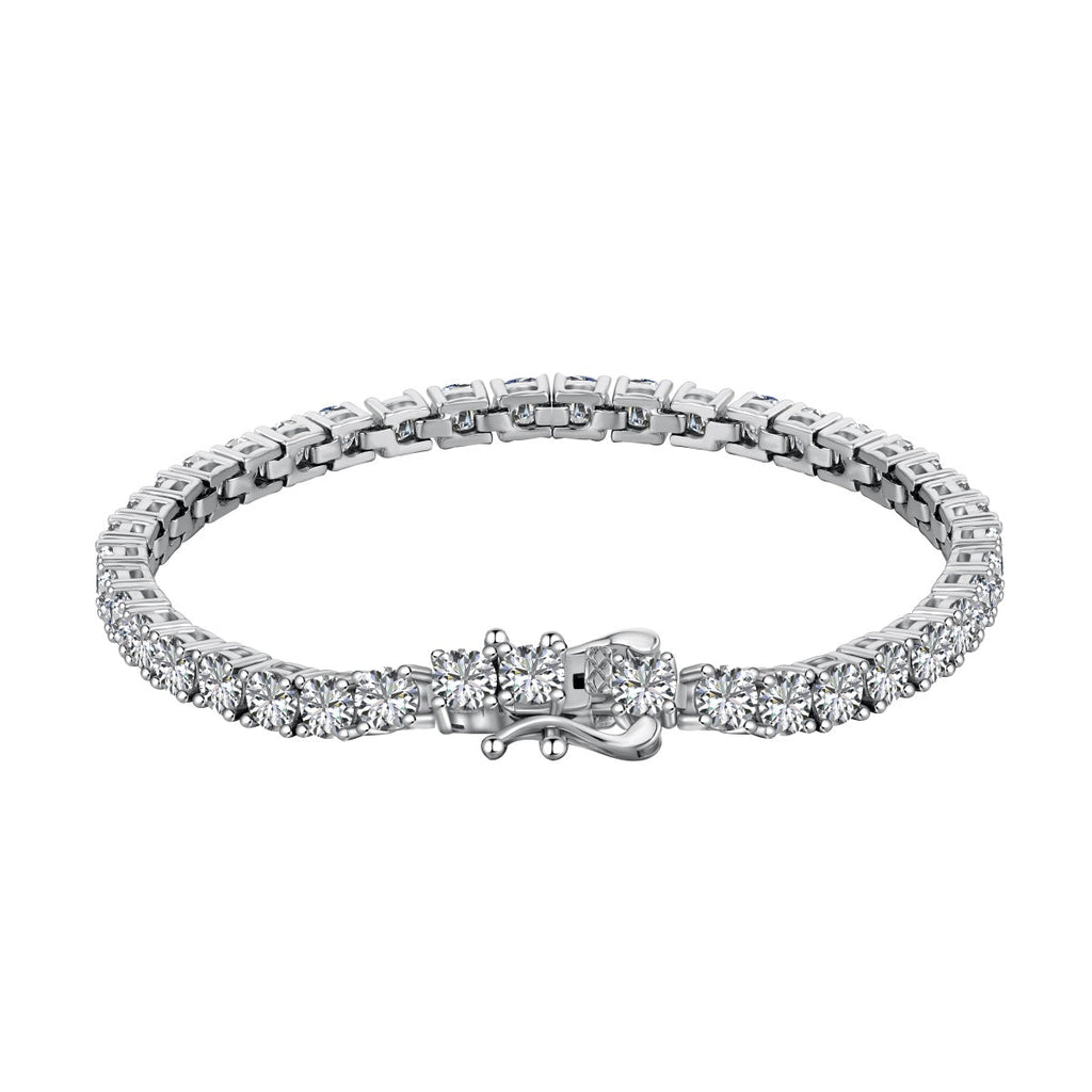 [Lumi Jewels]Luxurious Ornate Round Cut Tennis Bracelet