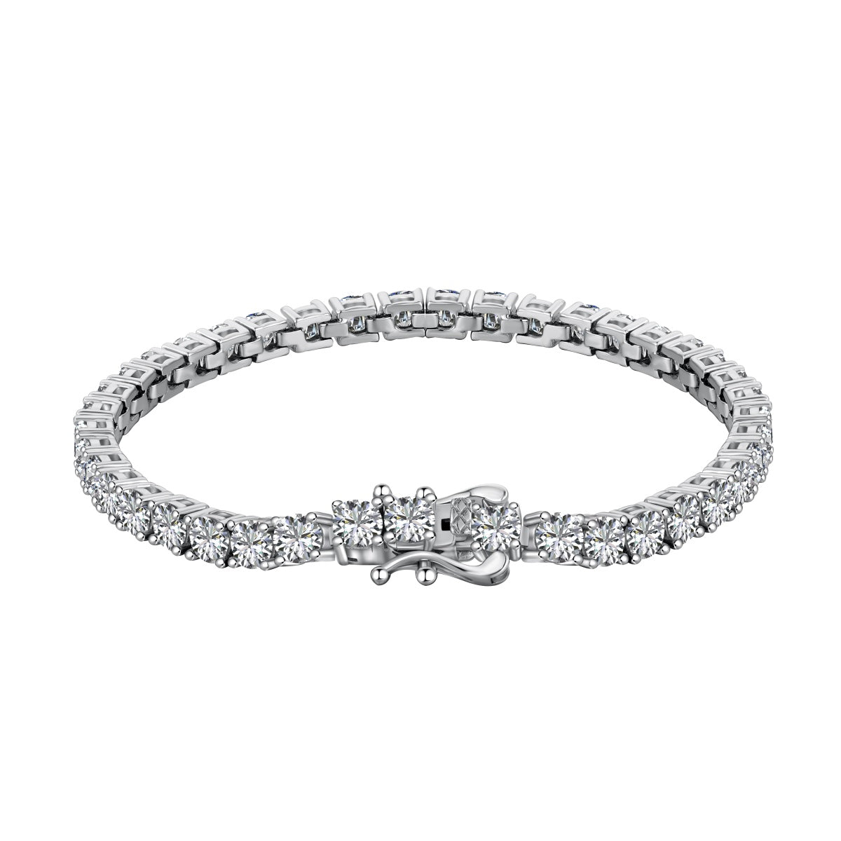 [Lumi Jewels]Luxurious Ornate Round Cut Tennis Bracelet