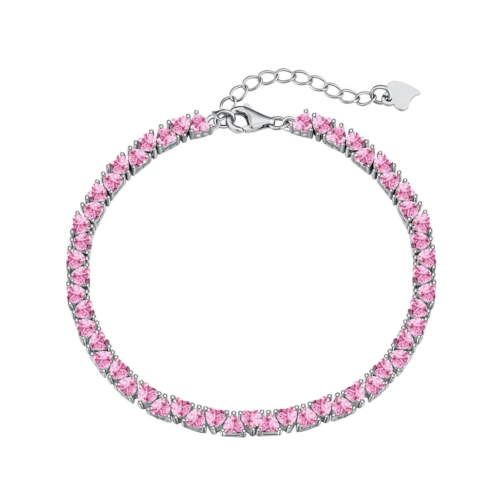 [Lumi Jewels]Dazzling Romantic Heart Shape Lover Bracelet