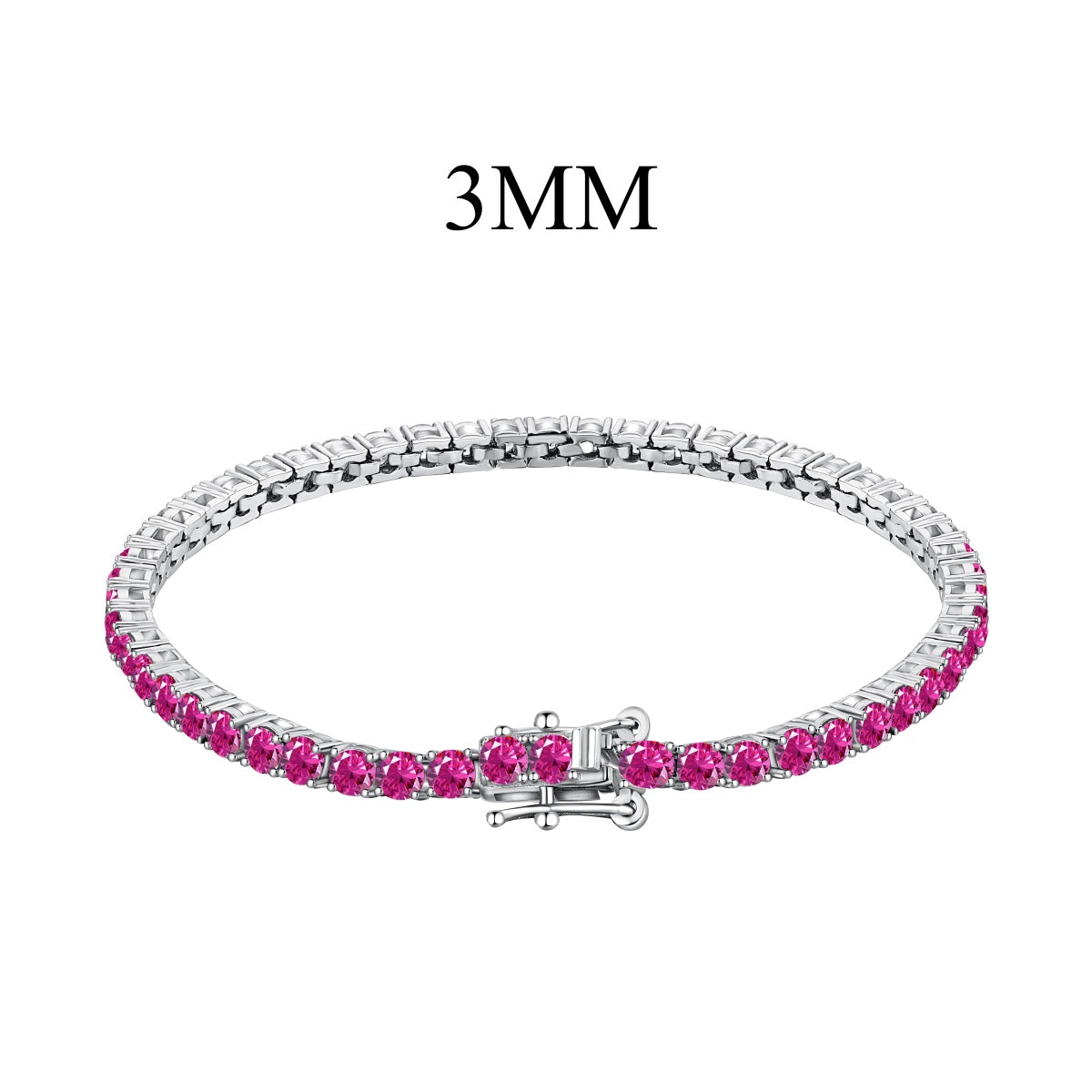 [Lumi Jewels]Radiant Colorful Round Cut Party Bracelet