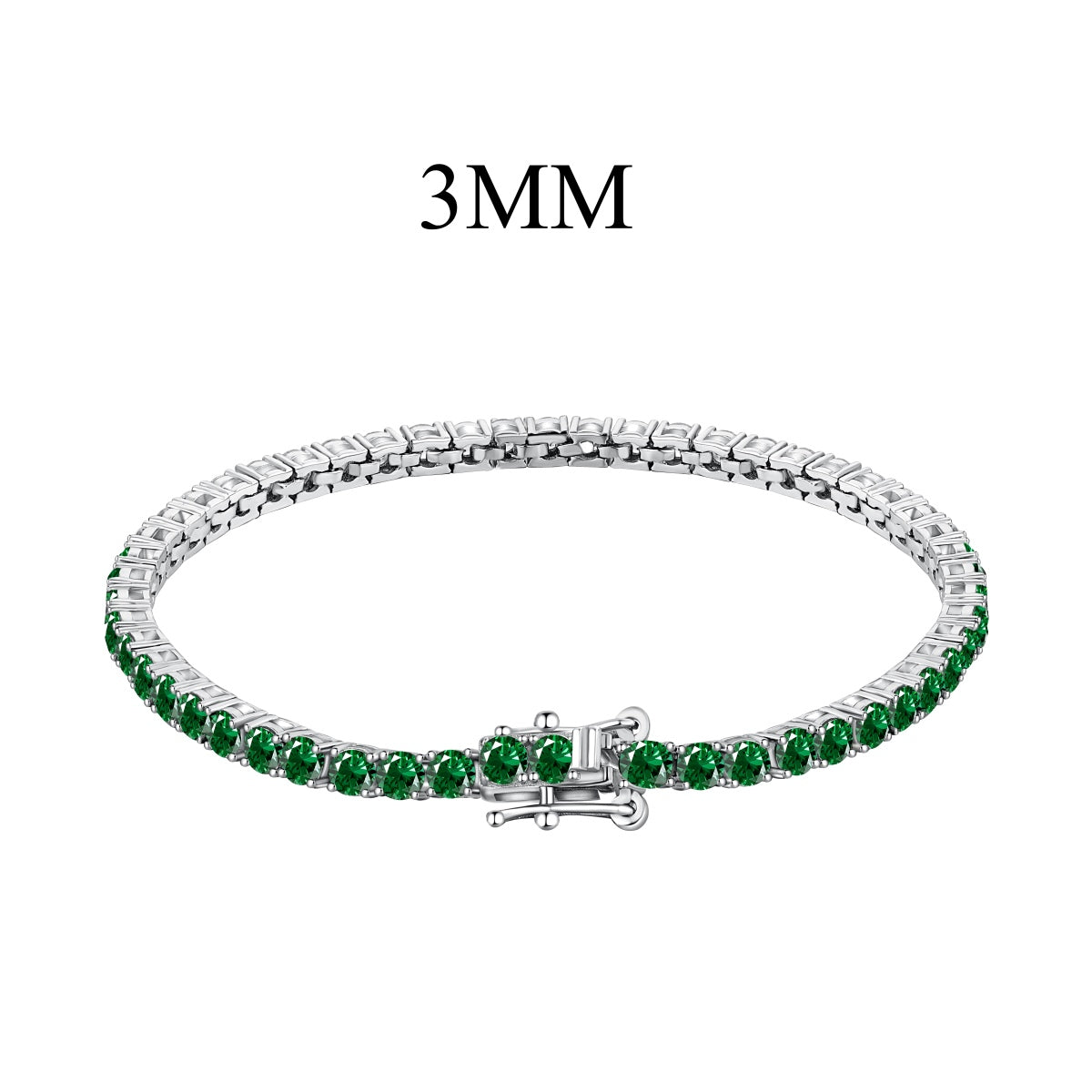 [Lumi Jewels]Radiant Colorful Round Cut Party Bracelet