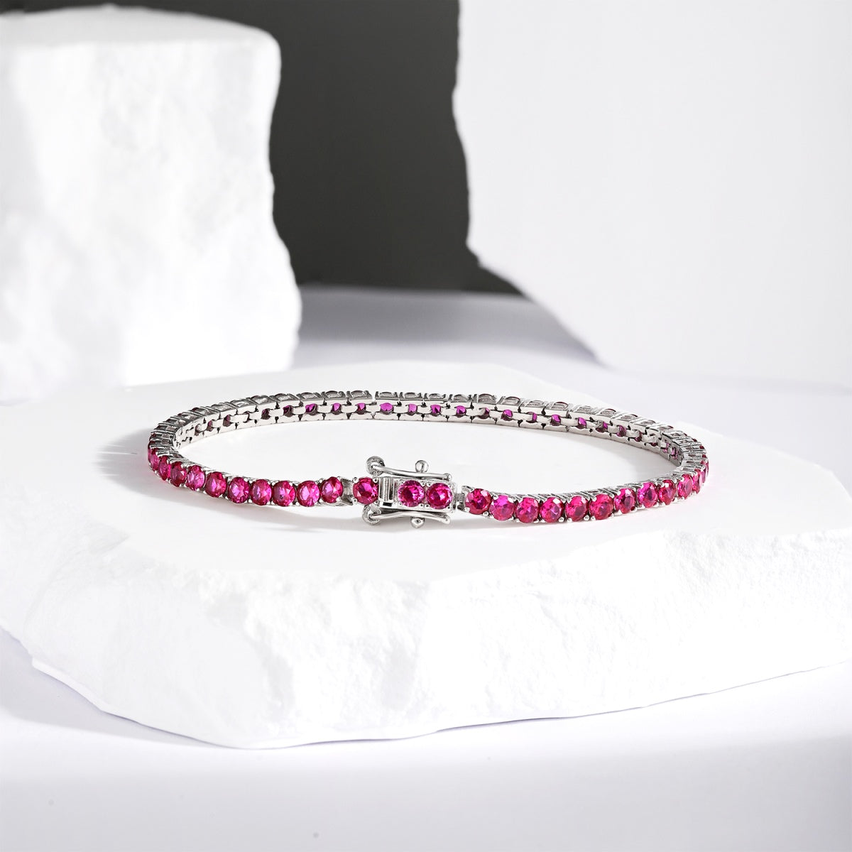 [Lumi Jewels]Radiant Colorful Round Cut Party Bracelet