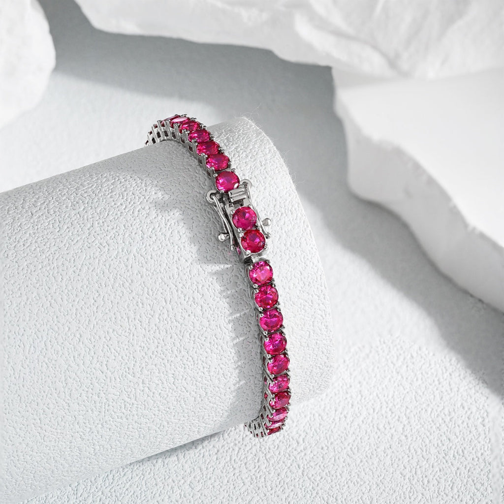 [Lumi Jewels]Radiant Colorful Round Cut Party Bracelet