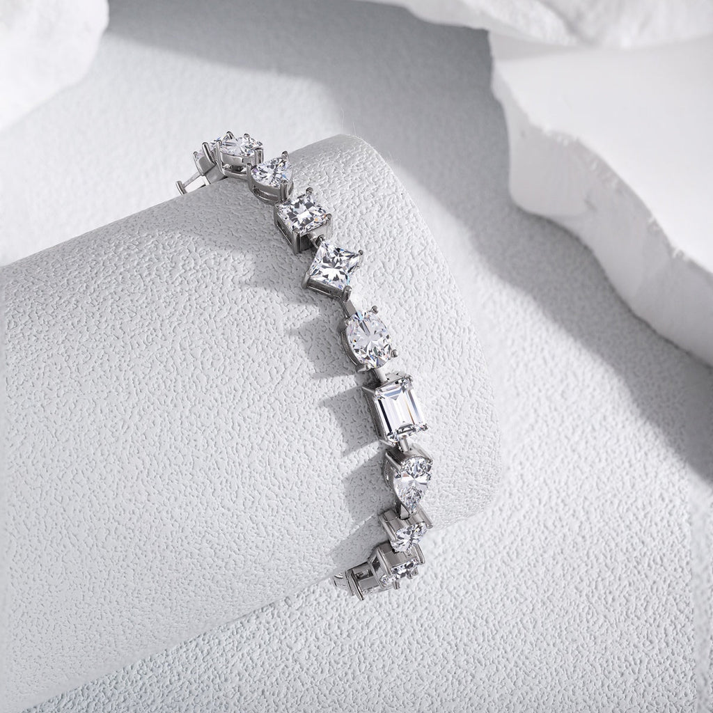 [Lumi Jewels]Unique Exquisite Multi Cut Daily Bracelet