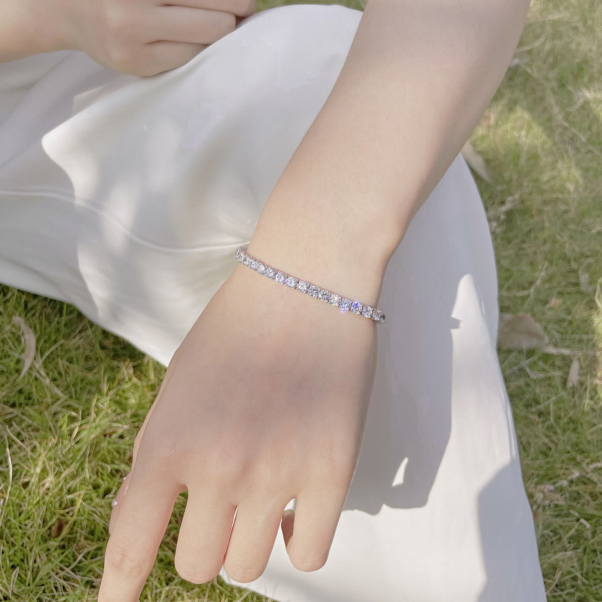 [Lumi Jewels]Radiant Colorful Round Cut Party Bracelet
