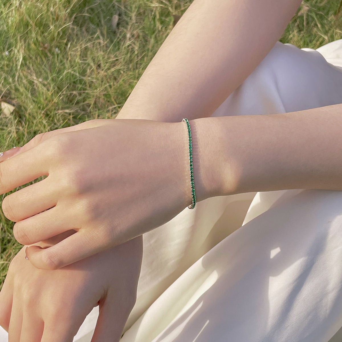 [Lumi Jewels]Radiant Colorful Round Cut Party Bracelet