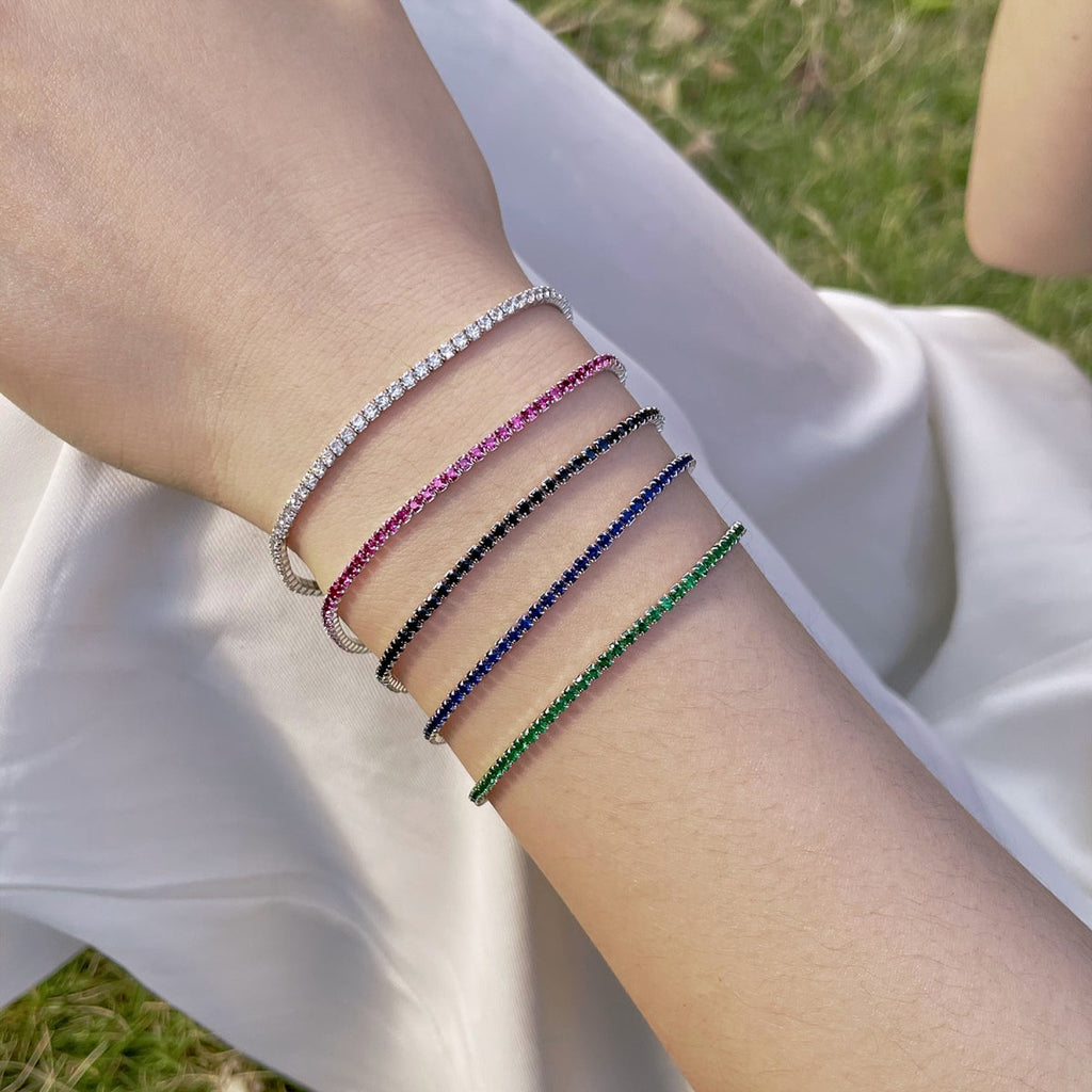 [Lumi Jewels]Radiant Colorful Round Cut Party Bracelet