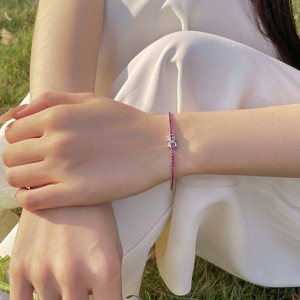 [Lumi Jewels]Radiant Colorful Round Cut Party Bracelet