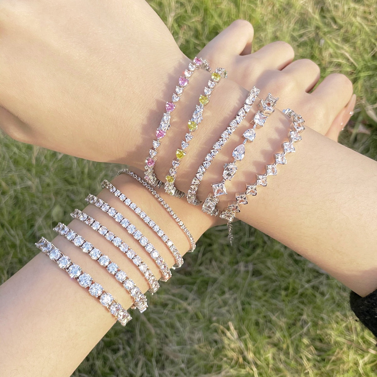 [Lumi Jewels]Unique Exquisite Multi Cut Daily Bracelet