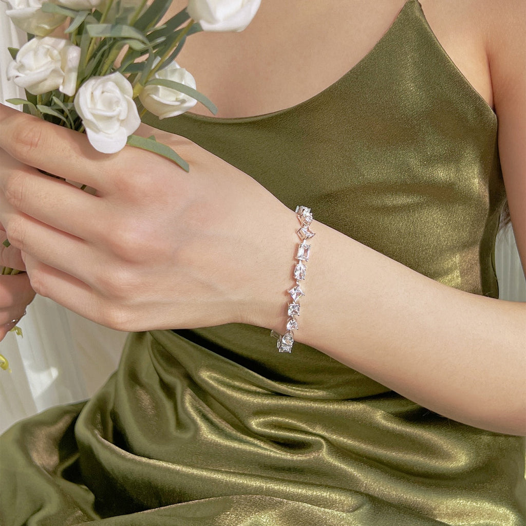 [Lumi Jewels]Unique Exquisite Multi Cut Daily Bracelet