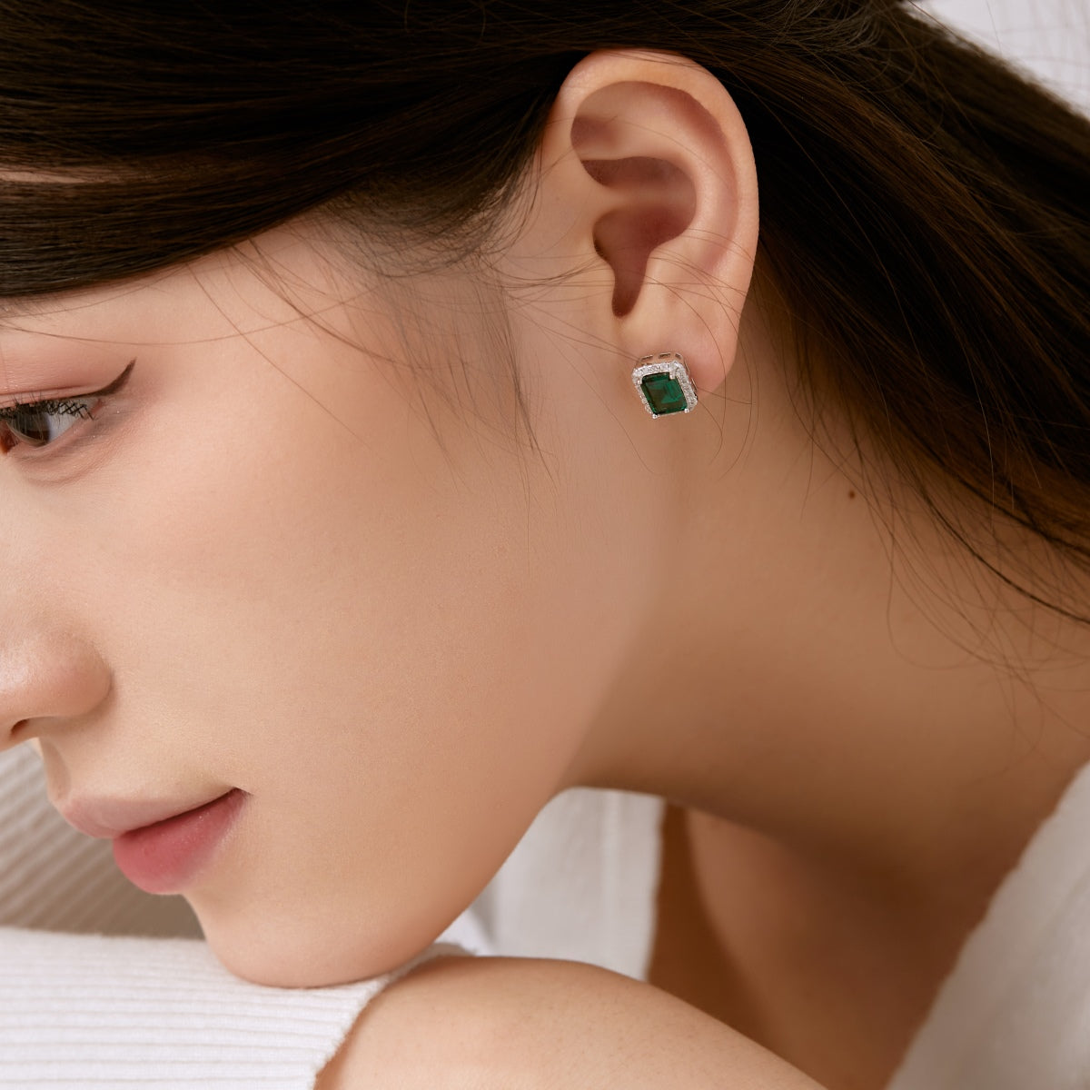 [Lumi Jewels]Luxurious Dainty Emerald Cut Banquet Earrings