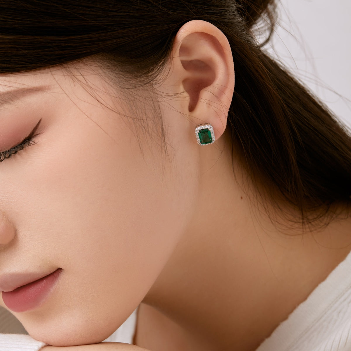 [Lumi Jewels]Luxurious Dainty Emerald Cut Banquet Earrings