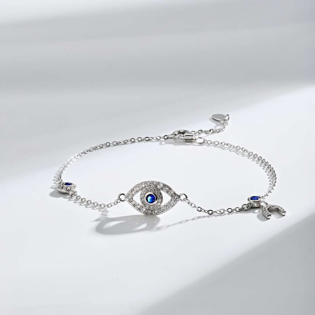 [Lumi Jewels]Dainty Eye Shape Necklace