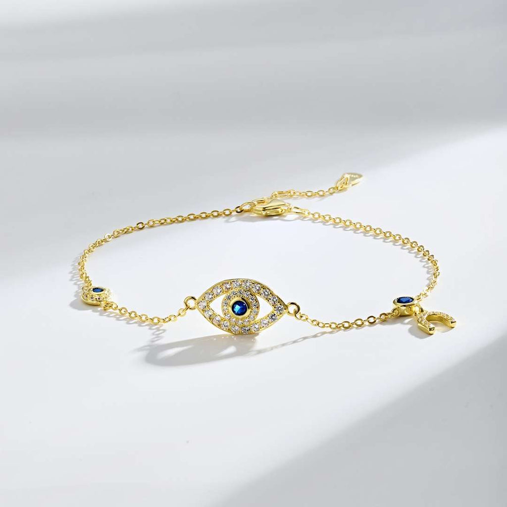 [Lumi Jewels]Dainty Eye Shape Necklace